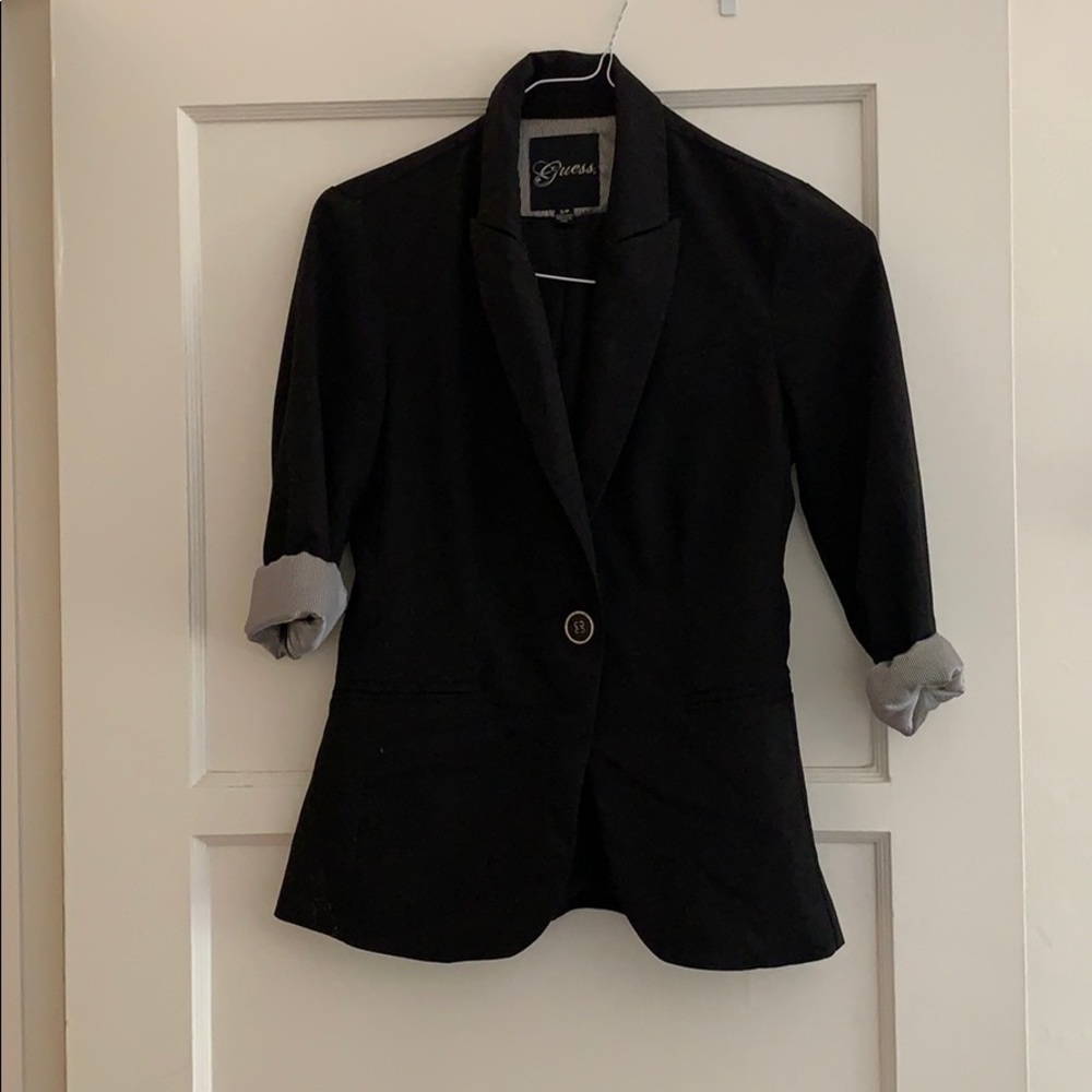 Sleek black blazer